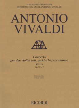 Concerto in A Major for 2 Violins, Strings and Basso Continuo: Critica (HL-50600113)