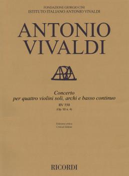 Concerto E Minor, RV 550, Op. III, No. 4: Critical Edition Score (HL-50600143)