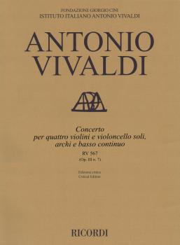 Concerto F Major, RV 567, Op. III, No. 7: Critical Edition Score (HL-50600147)