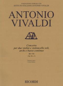Concerto G Minor, RV 578, Op. III, No. 2: Critical Edition Score (HL-50600153)