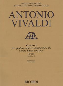 Concerto B Minor RV 580, Op. III No. 10: Critical Edition Score (HL-50600157)