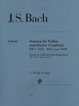 3 Sonatas for Violin and Piano (Harpsichord) BWV 1020, 1021, 1023 (HL-51480458)