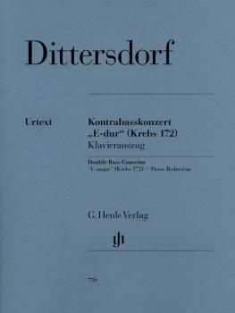 Double Bass Concerto E Major Krebs 172: Double Bass and Piano (HL-51480759)