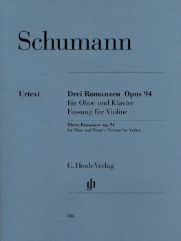 3 Romances for Oboe and Piano Op. 94 (Version for Violin) (HL-51480816)