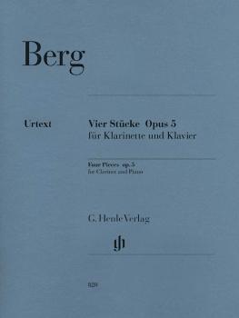 Four Pieces, Op. 5 (for Clarinet and Piano) (HL-51480820)