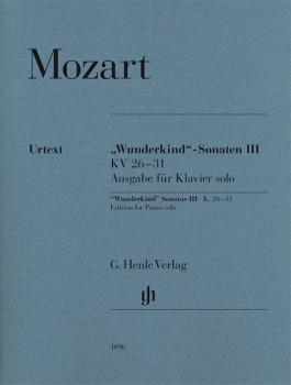 Wolfgang Amadeus Mozart - Wunderkind Sonatas, Volume 3, K. 26-31 (Edit (HL-51481096)