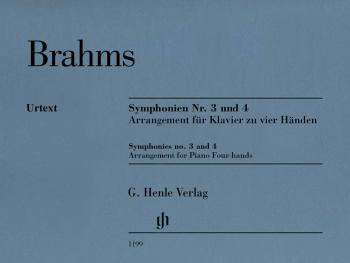 Symphonies No. 3 and 4 (Arranged for Piano Four-Hands by Johannes Brah (HL-51481199)