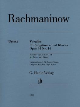 Vocalise Op. 34 No. 14 (for Voice and Piano) (HL-51481237)