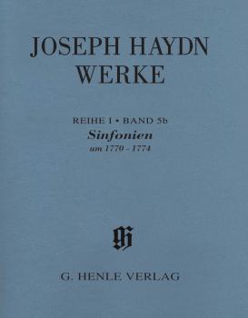 Sinfonias from ca. 1770-1774: Haydn Complete Edition, Series I, Vol. 5 (HL-51485044)