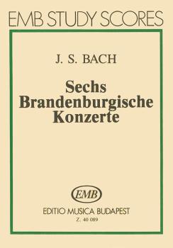 Six Brandenburg Concertos, BWV 1046-1051 (Score) (HL-50510025)