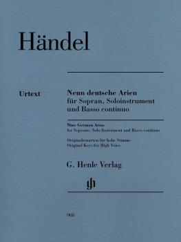 9 German Arias for Soprano, Solo Instrument and Basso Continuo: Neun d (HL-51480968)