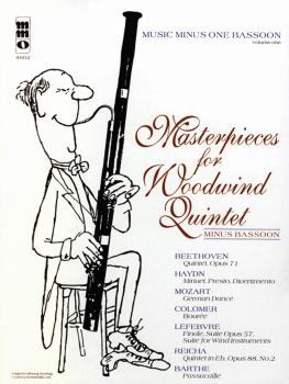 Masterpieces for Woodwind Quintet - Volume 1: Music Minus One Bassoon (HL-00400513)