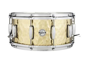 Gretsch Hammered Brass Snare Drum (6.5 x 14) (HL-00776433)