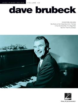 Dave Brubeck: Jazz Piano Solos Series Volume 42 (HL-00154634)