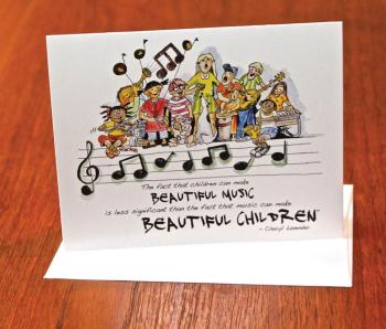 Beautiful Music, Beautiful Children Notecards (Set of 10 Cards) (HL-00236145)