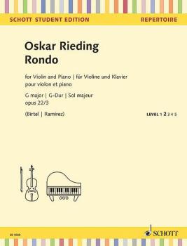 Rondo G Major, Op. 22 No 3 (for Violin and Piano Schott Student Editio (HL-49045444)