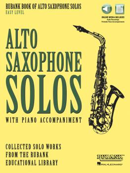 Rubank Book of Alto Saxophone Solos - Easy Level: includes online audi (HL-00160729)