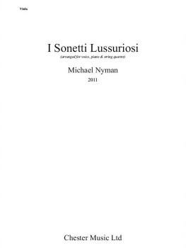 I Sonnetti Lussuriori (for Voice and Piano Quintet - Full Score) (HL-14043809)