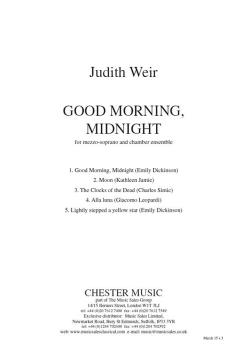 Good Morning, Midnight (Vocal Score) (HL-14043811)