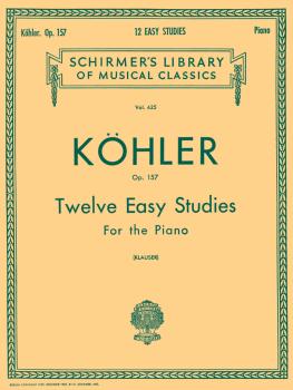 12 Easy Studies, Op. 157: Schirmer Library of Classics Volume 425 Pian (HL-50254860)
