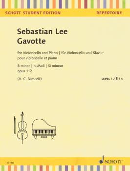 Gavotte: Op. 112 B Minor Cello and Piano Student Level 3 (HL-49045760)