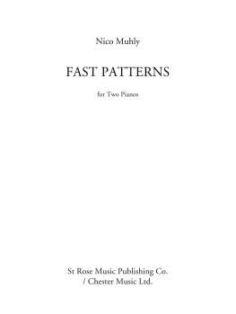 Fast Patterns (for Two Pianos) (HL-00244240)