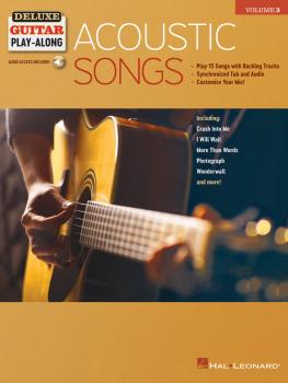 Acoustic Songs: Deluxe Guitar Play-Along Volume 3 (HL-00244709)