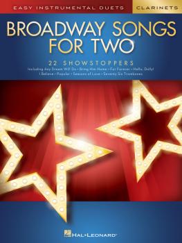 Broadway Songs for Two Clarinets: Easy Instrumental Duets (HL-00252494)