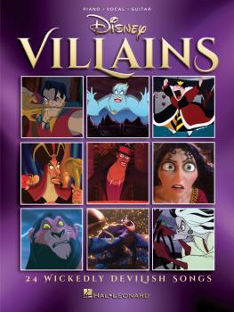 Disney Villains: 24 Wickedly Devilish Songs (HL-00248638)
