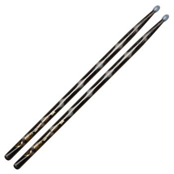 Color Wrap 5A Black Optic Drum Sticks (HL-00261743)