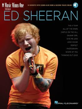 Ed Sheeran: Music Minus One Vocals 10 Favorites with Sound-Alike Demo  (HL-00275772)