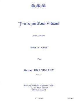 3 Petites Pièces Très Faciles Op. 7 (for Harp Solo) (HL-48181035)