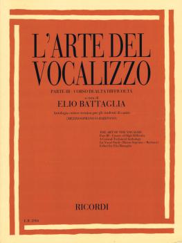 L'Arte Del Vocalizzo Part III (Mezzo-Soprano or Baritone): Critical-Te (HL-50601356)