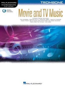 Movie and TV Music for Trombone: Instrumental Play-Along Series (HL-00261813)