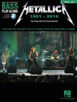 Metallica: 1991-2016: Bass Play-Along Volume 22 (HL-00234339)