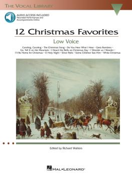 12 Christmas Favorites - Low Voice: The Vocal Library Low Voice (HL-00000385)