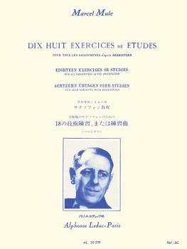 Dix Huit Exercices ou Etudes Pour Tous les Saxophones d'apres Berbigui (HL-48181077)
