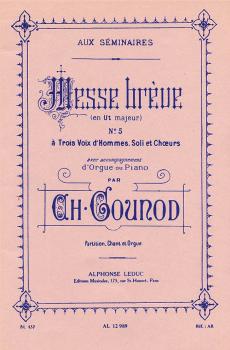 Messe Breve No. 5, C Major (for Voice and Organ) (HL-48180036)