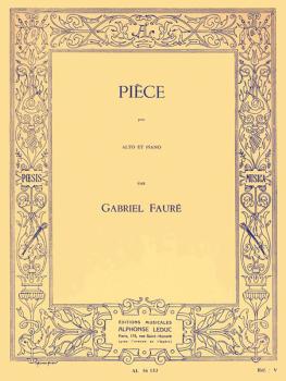 Pièce (for Viola and Piano) (HL-48180139)