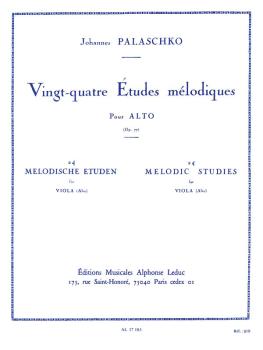 24 Etudes Mélodiques - Op. 77 (for Viola) (HL-48180293)