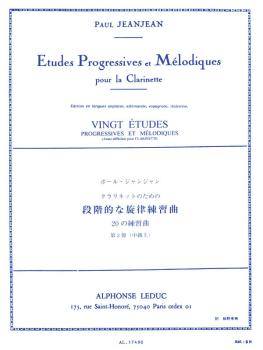 Vingt Etudes Progressives et Mlodiques - Volume 3 (for Clarinet) (HL-48180347)