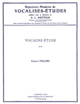 Vocalise-Etude pour Voix Elevees (for High Voice and Piano) (HL-48180349)