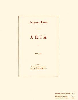Aria - MCMXXX (2-Part and Piano) (HL-48180436)