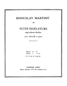 Suite Miniature - H192, No. 6 (for Cello and Piano) (HL-48180516)