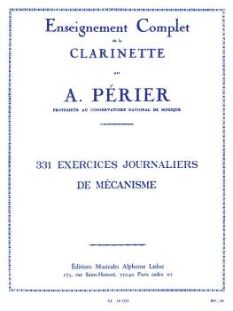 331 Exercises Journaliers de Mécanisme pour la Clarinette: [331 Daily  (HL-48180526)