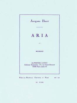 Aria for Flute (or Oboe), Clarinet and Piano (HL-48180527)