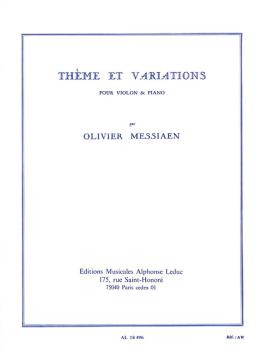 Theme et Variations pour Violon et Piano (for Violin and Piano) (HL-48180664)