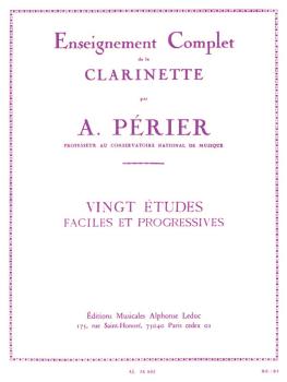 Twenty Easy and Progressive Studies (for Clarinet) (HL-48180693)