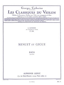 Menuet et Gigue - Les Classiques du Violon No. 179 (for Violin and Pia (HL-48180833)