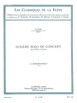 Concert Solo No. 6, Op. 82 - Les Classiques de la Flute No. 74 (for Fl (HL-48180853)